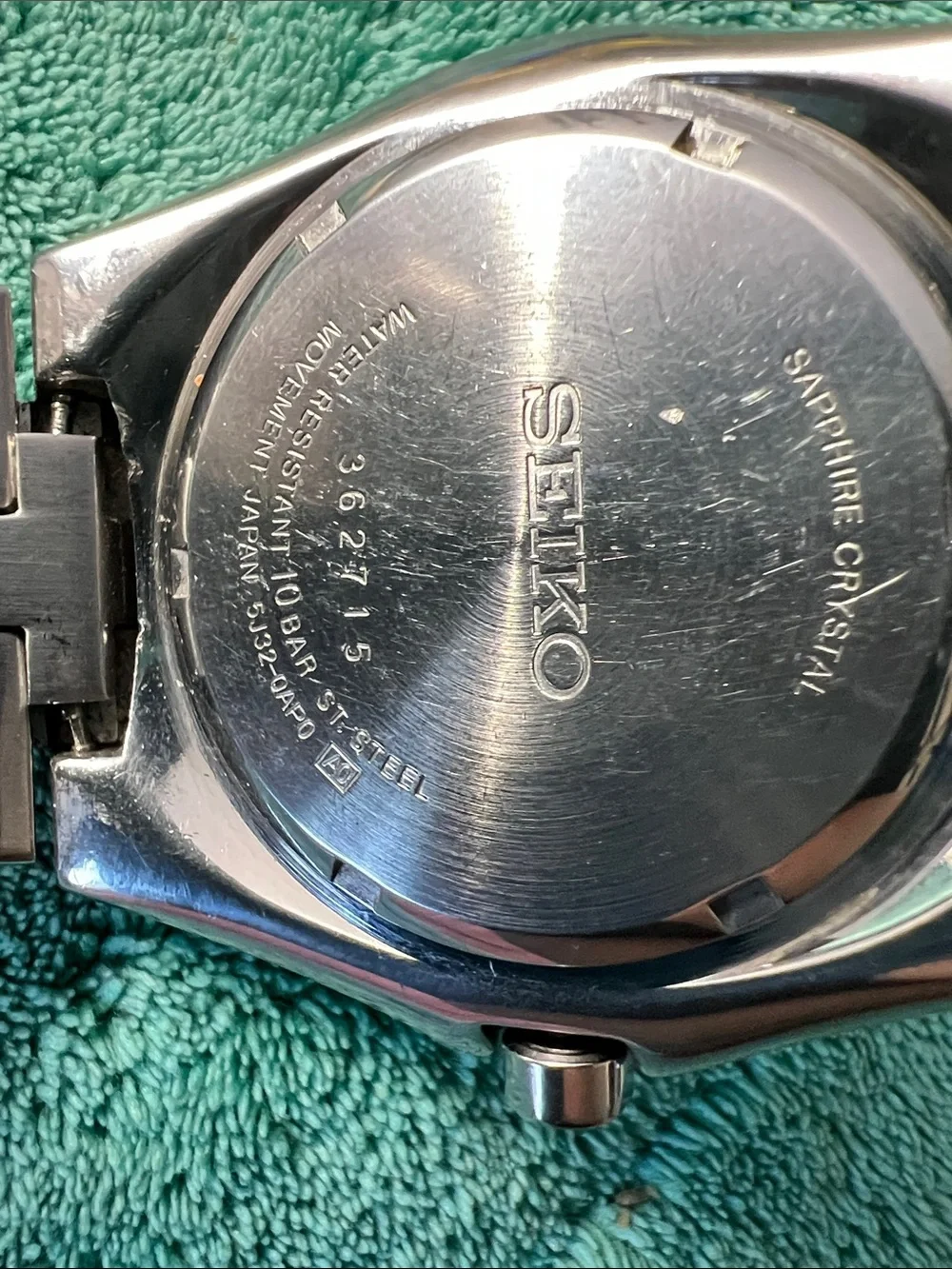 Seiko Arctura Kinetic Auto Relay Stainless Steel Watch with Blue Dial